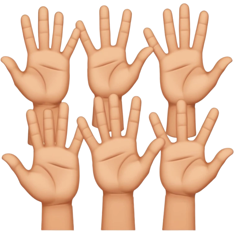 Six seven meme hands  emoji