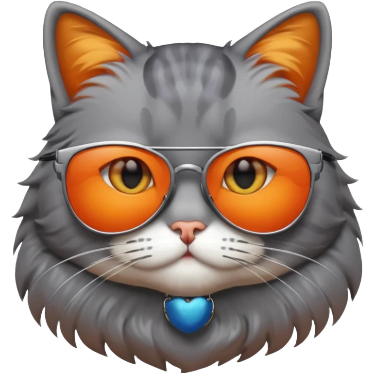 Cat wearing sunglasses emoji