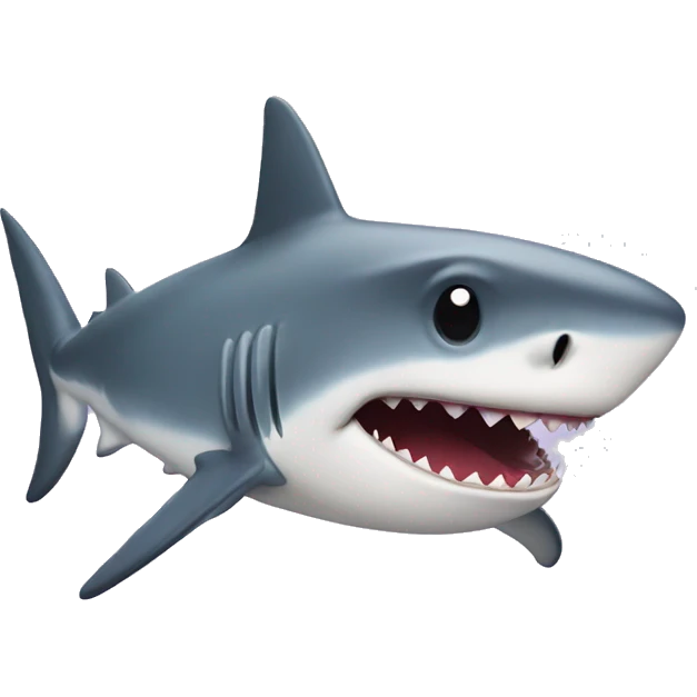 Shark with heart eyes emoji