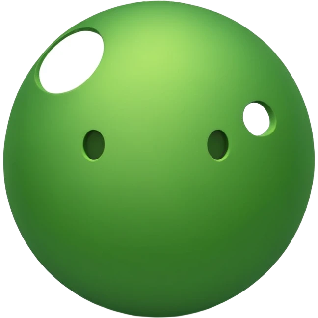 color green soft en 3d emoji
