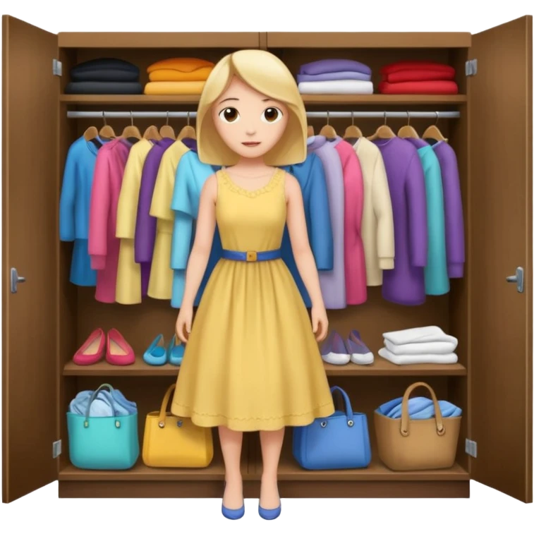 Women closet emoji