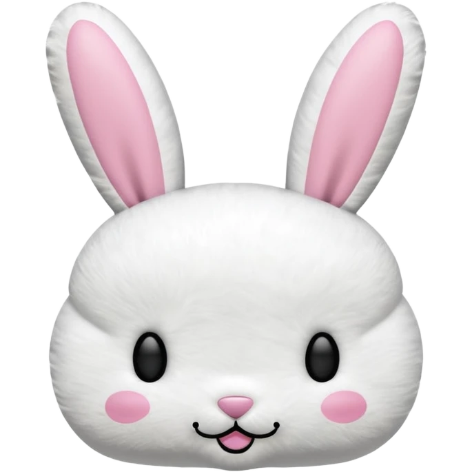 Y2K Playboy bunny head pillow emoji
