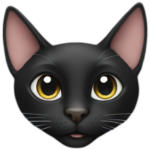 Black cat oasis emoji