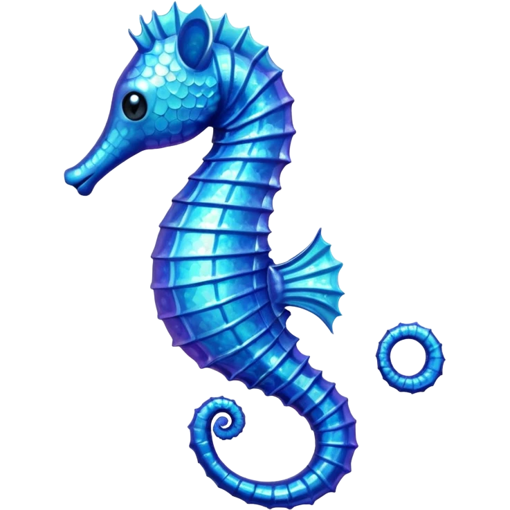 a blue sea horse emoji please emoji