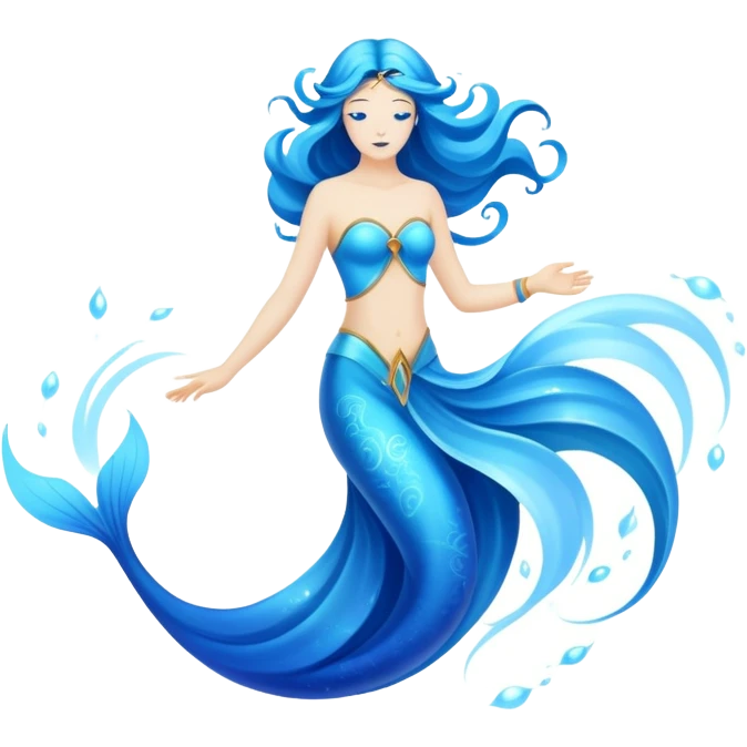 The zodiac symbol Aquarius. emoji