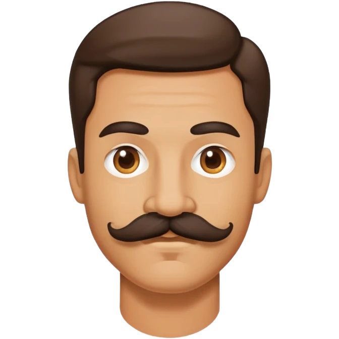 man with mustache emoji