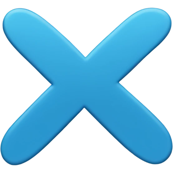 Blue check mark emoji