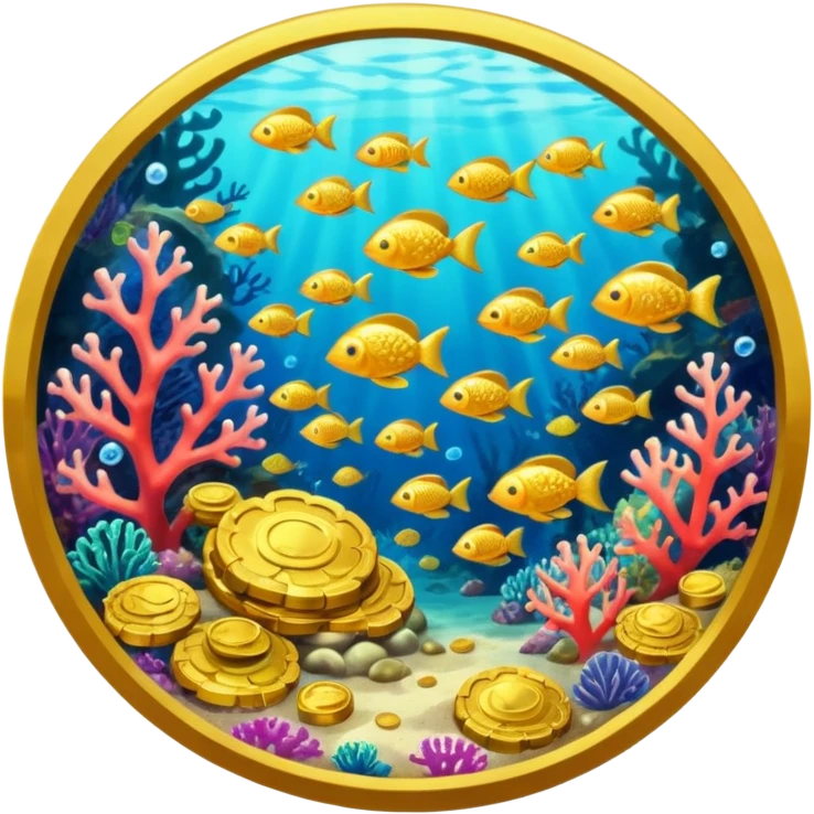 Coral Reef Treasure emoji