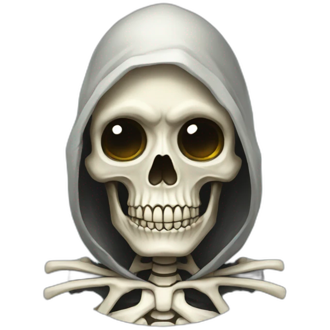 Skeleton wear hodi emoji