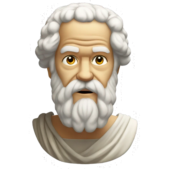 stoic image of socrates emoji