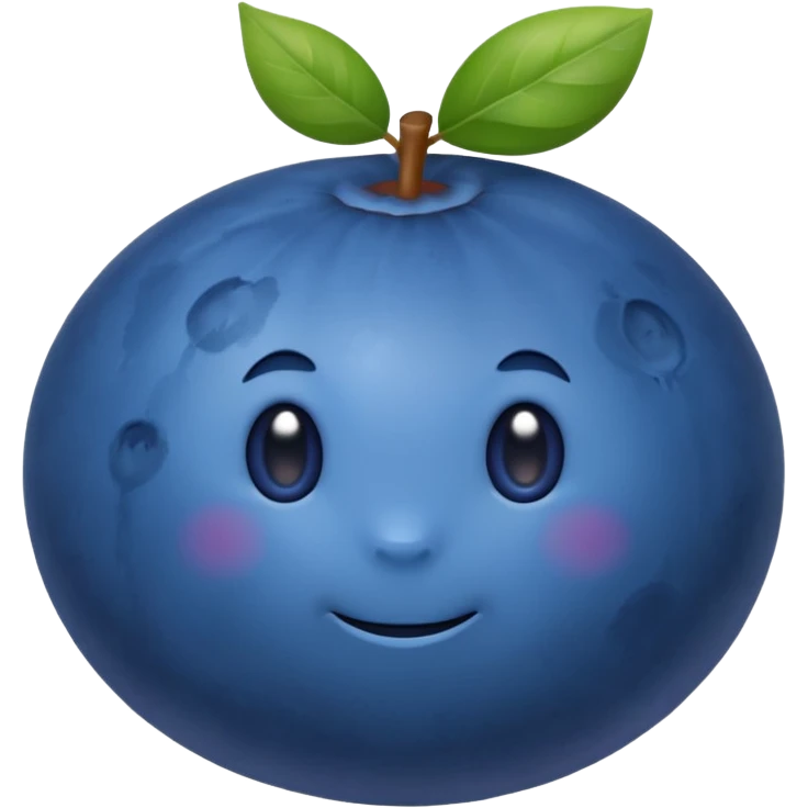 blue fruit emoji