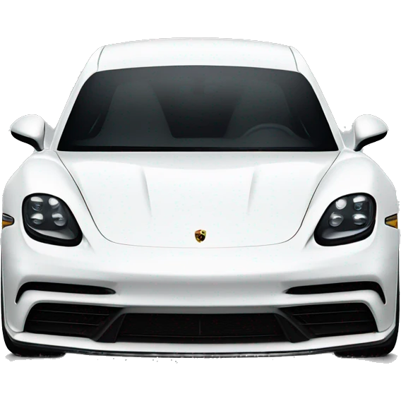 White porshe Taycan  emoji