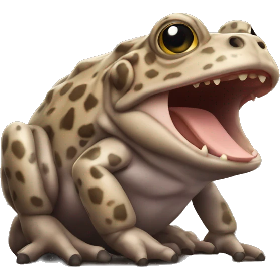 bufo sends an sms emoji