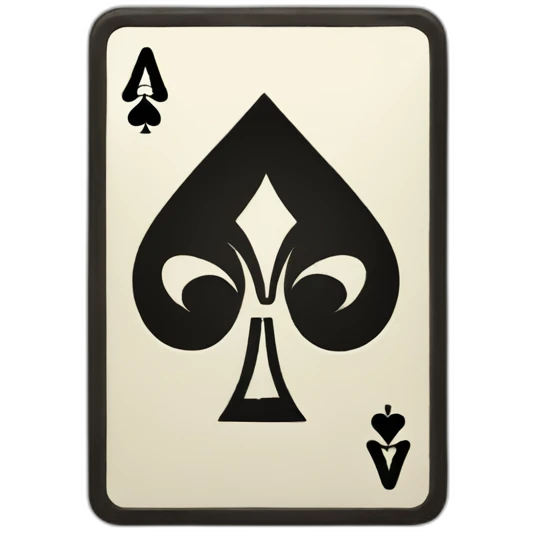 Ace of spades emoji