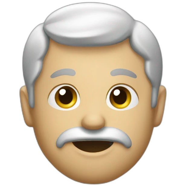 Tête de boule emoji