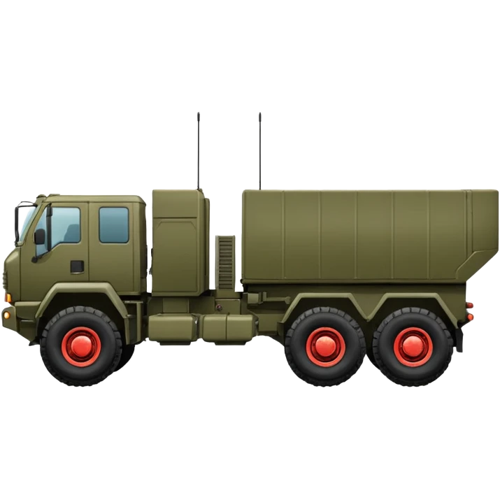 three-axle wheeled chassis himars emoji