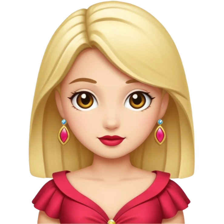 very fancy girl emoji