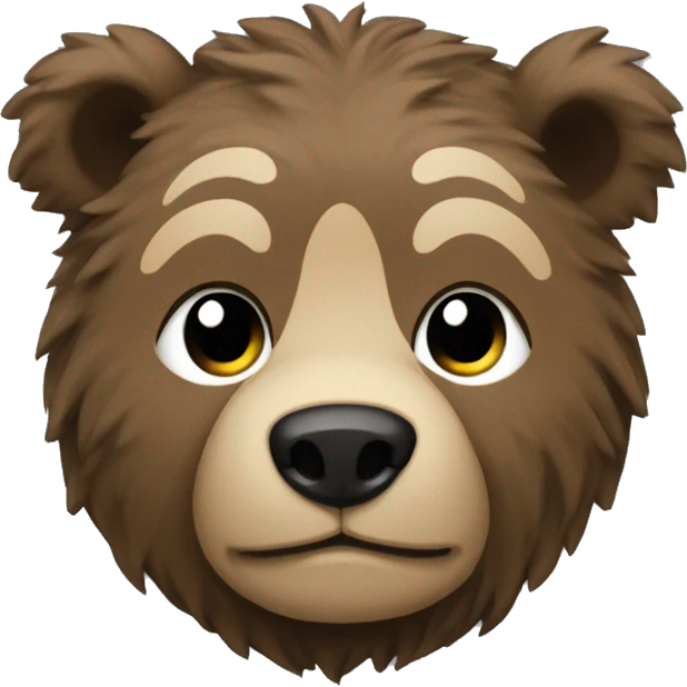 Urso nervoso emoji