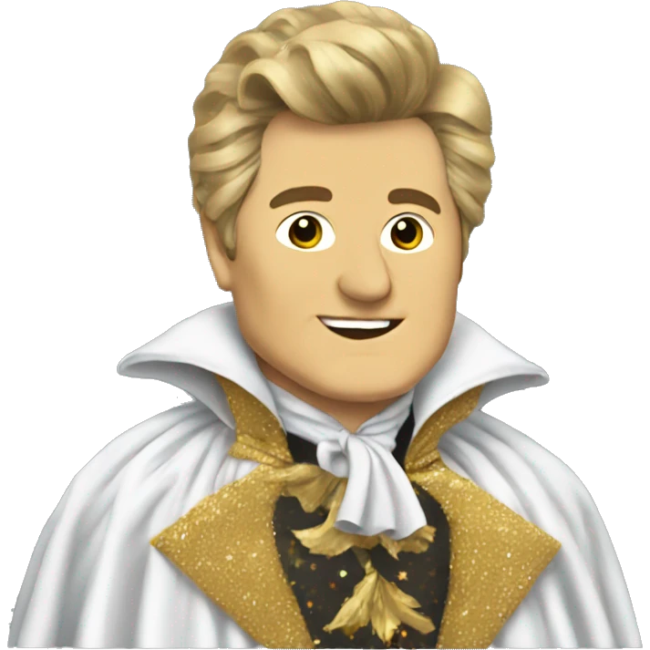liberace in a cape emoji