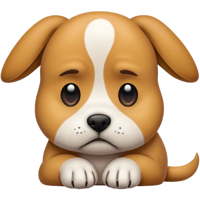 Sad dog in Texas  emoji