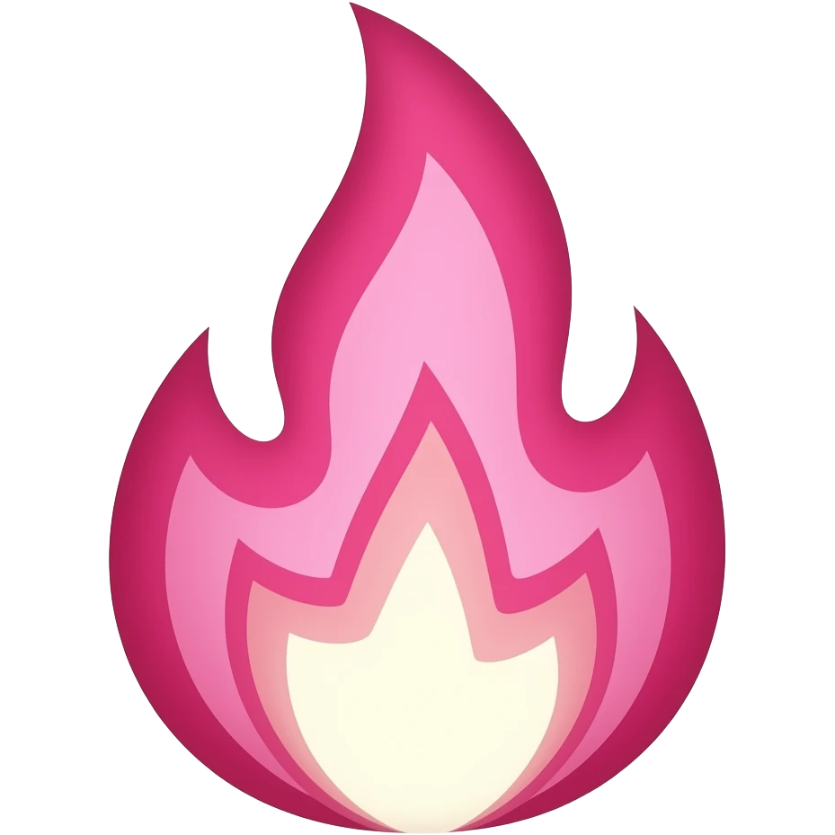 match with pink flame emoji