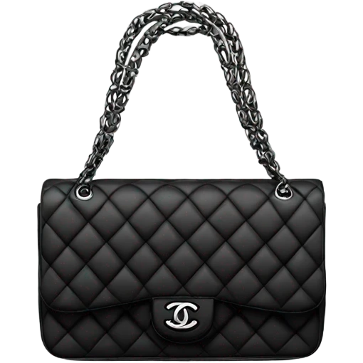 Chanel bag  black ￼ emoji