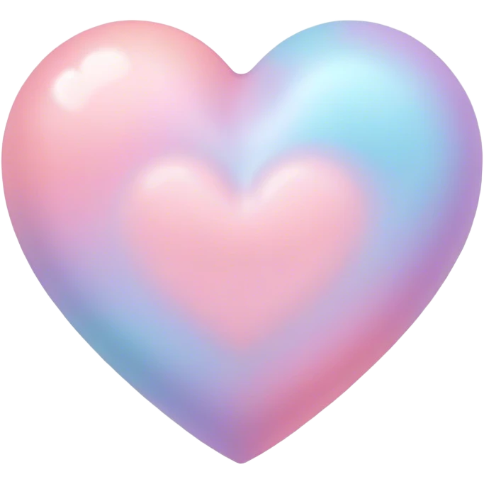 Pastel heart emoji