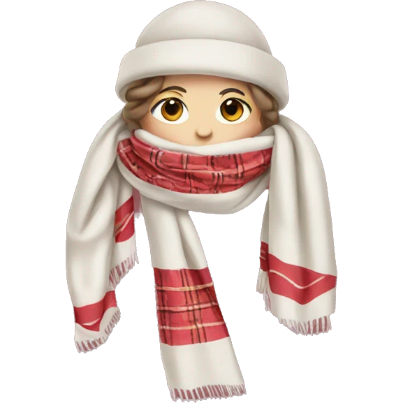 Chanel winter scarf emoji