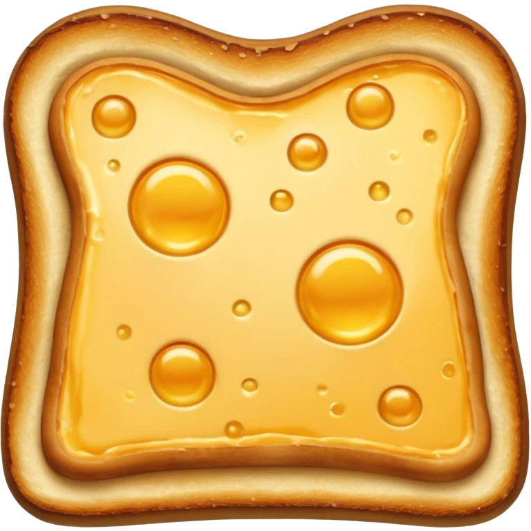 Cheese toast emoji