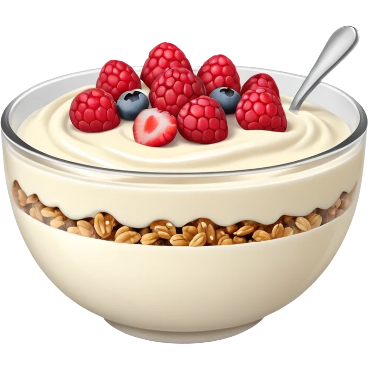Yogurt bowl emoji