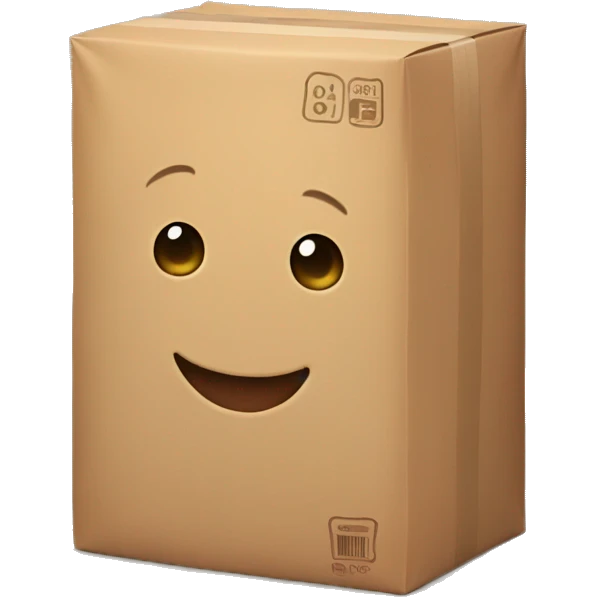 Big cute package  emoji