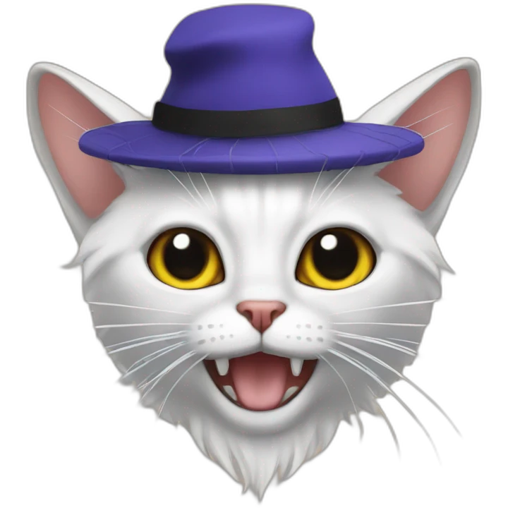 spider in a cat hat emoji