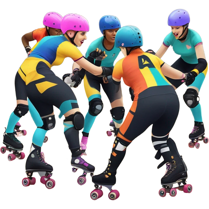 Roller derby emoji