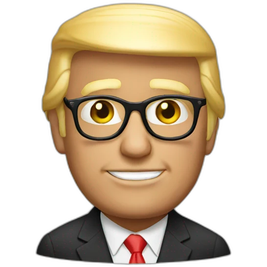 Donald Trump-lunette emoji