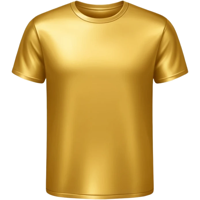 gold T Shirt  emoji