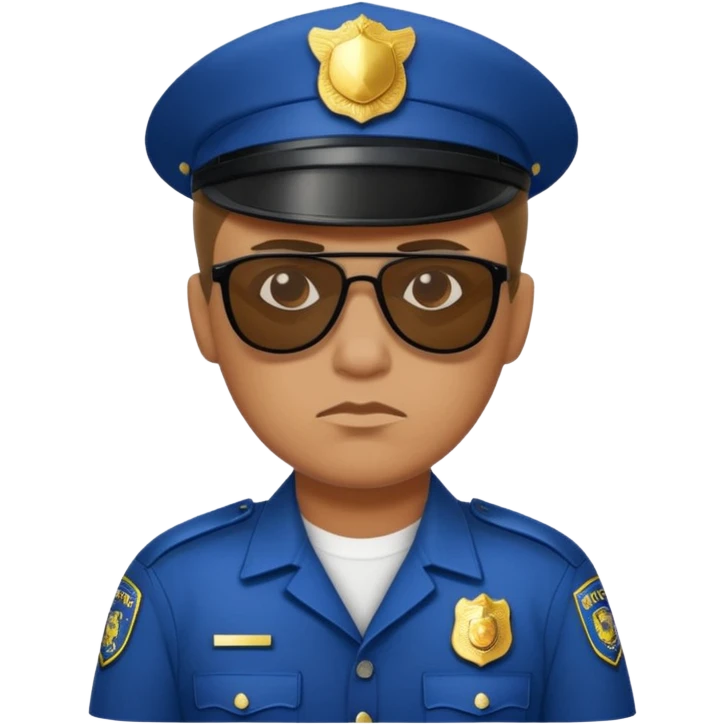 police with sunglasses  emoji