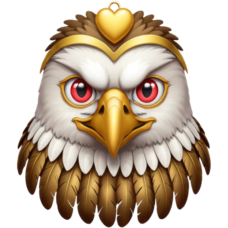 Eagle third eye love emoji