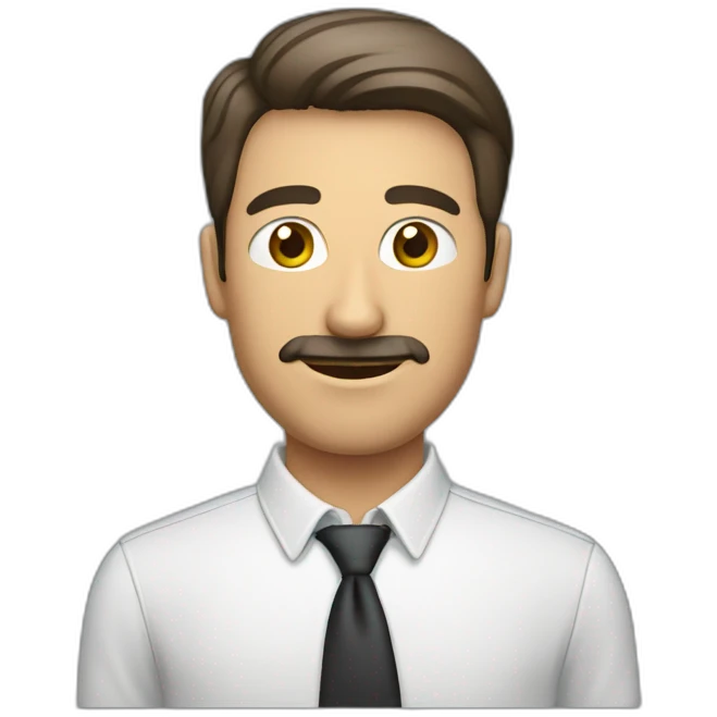 hombre con cabeza de camara emoji