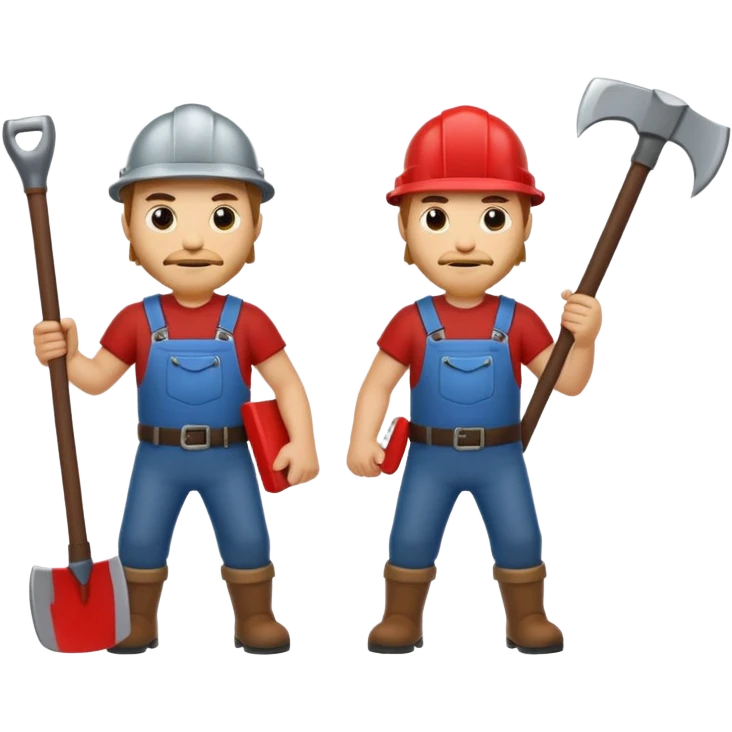 men with axes emoji