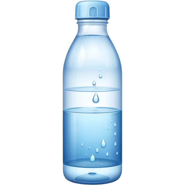 Bottle of water for yoga class  emoji