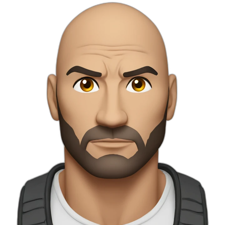 actor dave bautista serious emoji