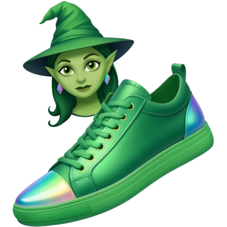 Elphaba sneakers emoji