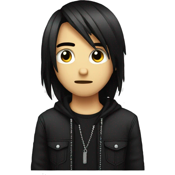 An emo guy emoji