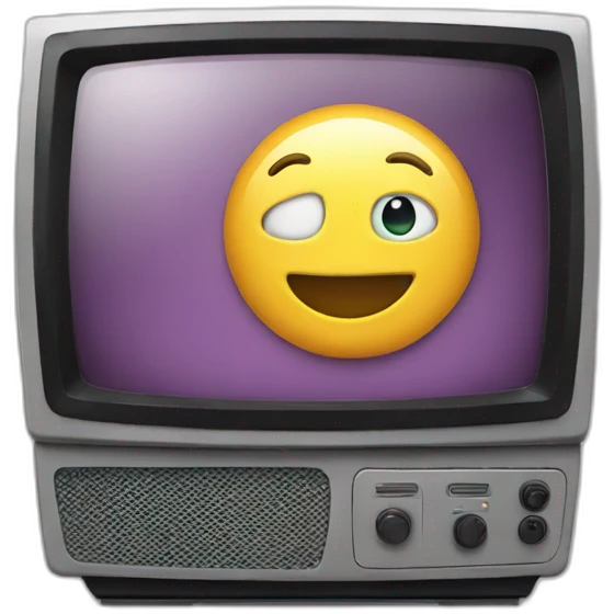 widescreen television emoji