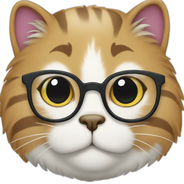 cat with glasses emoji