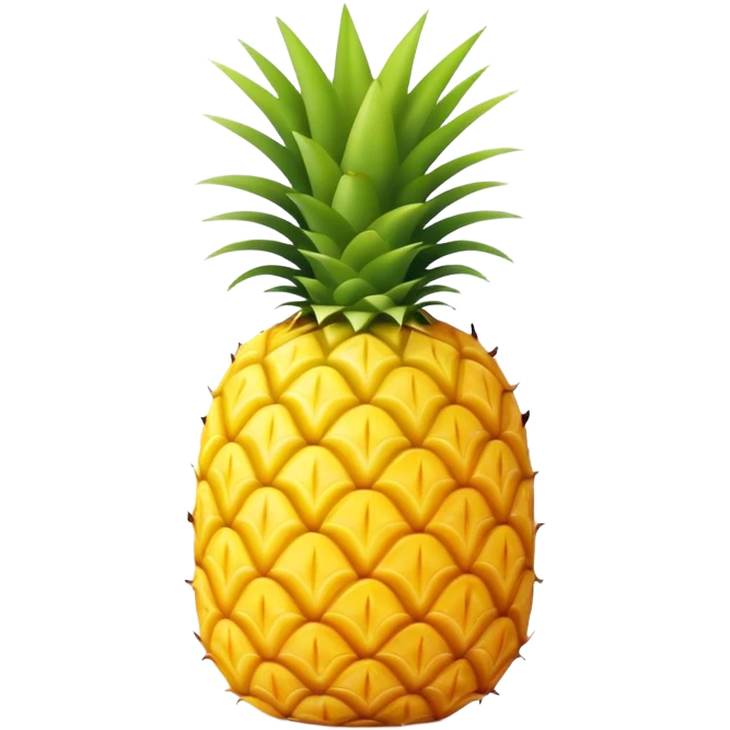 Pineapple slice emoji