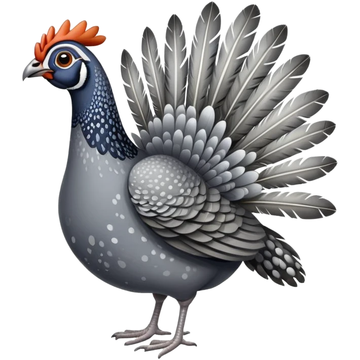 guinea fowl 
 emoji