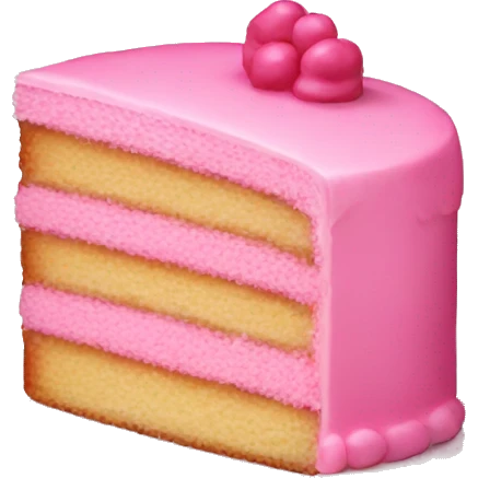 pink cake emoji
