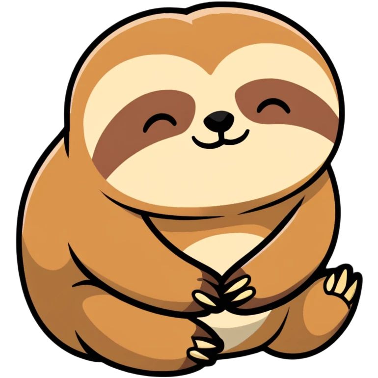 sleepy sloth emoji