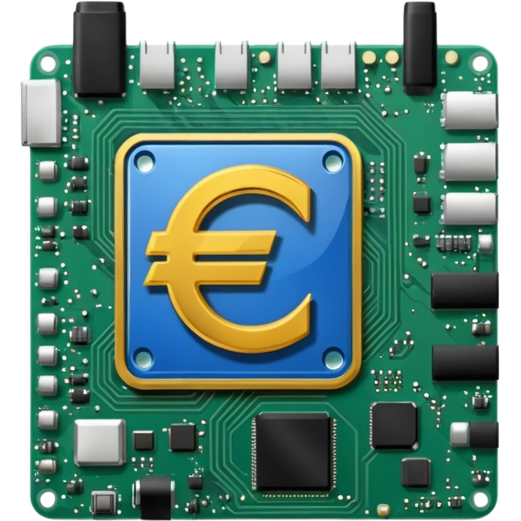 Motherboard euro sign  emoji